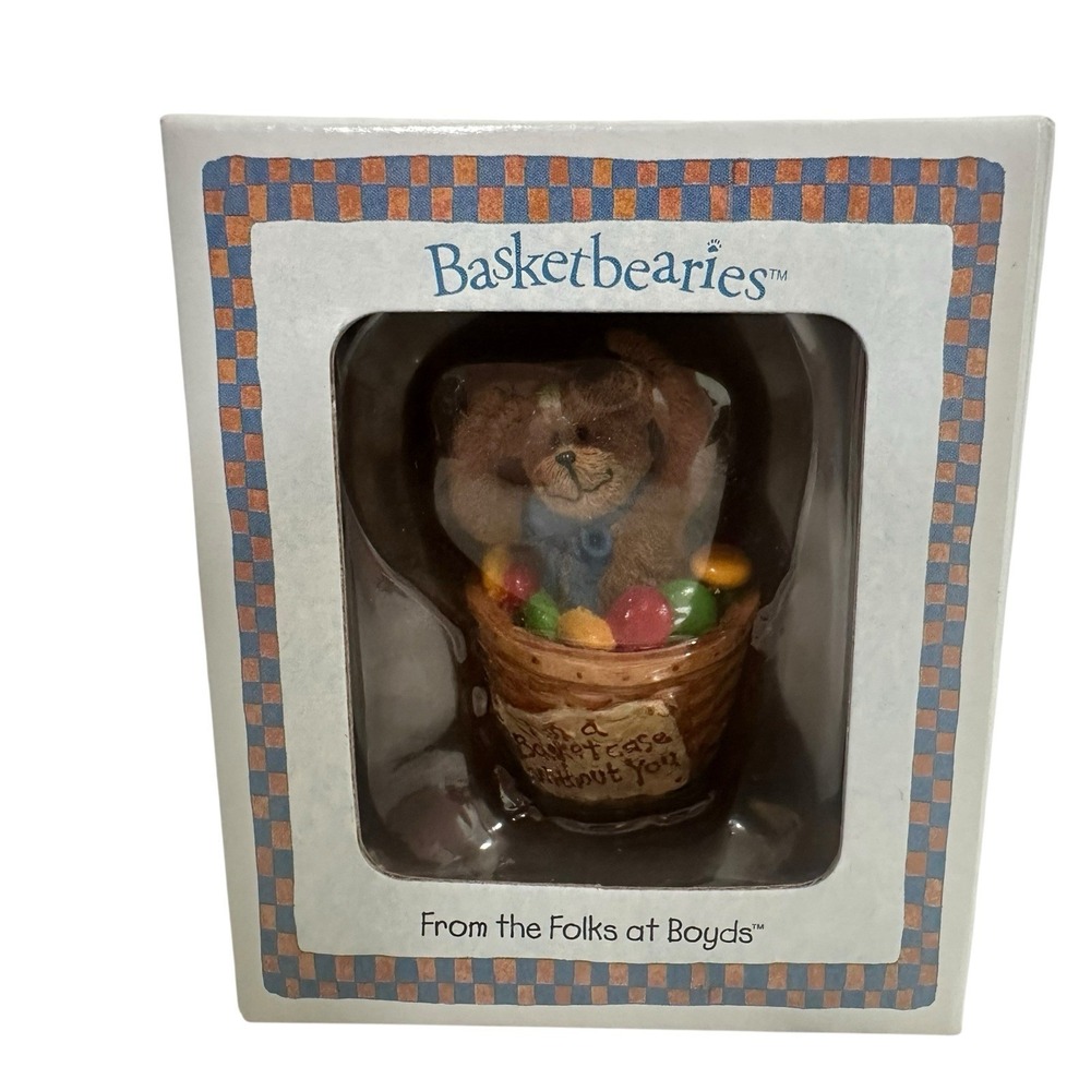 Basketbearies Frazzle I M Basketcase‎ Without You #24707 Boyds Collection